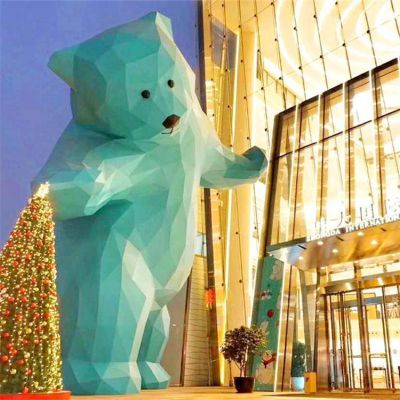 戶(hù)外商場(chǎng)不銹鋼大型景觀雕塑