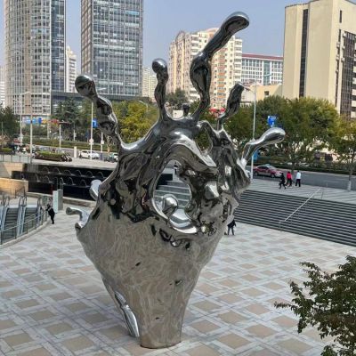 海浪浪花擺件，城市街道創(chuàng)意雕塑