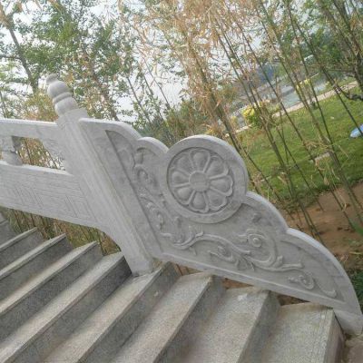 戶(hù)外公園大理石青石石雕護(hù)欄雕塑